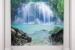 Wallpapers mural classic columns with a beautiful waterfall