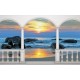 Wallpaper sea sunset with columns in 2 models Wallpaper sea sunset with columns in 2 models