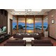 Wallpaper sea sunset with columns in 2 models Wallpaper sea sunset with columns in 2 models