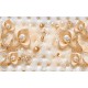 Wall murals 3D diamond potassium flowers on skin 2 colors Wall murals 3D diamond potassium flowers on skin 2 colors