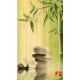 Photo mural spa with bamboo background wooden structure Photo mural spa with bamboo background wooden structure