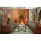 Photo mural spa candles brown background wooden structure
