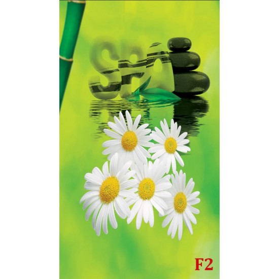 Wallpapers mural a spa composition with bamboo and daisies Wallpapers mural a spa composition with bamboo and daisies