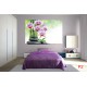 Wallpapers branch purple orchid and spa stones Wallpapers branch purple orchid and spa stones