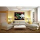 Wallpapers mural spa with orchid in brown