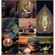 Wallpapers buddha composition with stones and candles Wallpapers buddha composition with stones and candles
