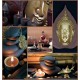 Wallpapers buddha composition with stones and candles Wallpapers buddha composition with stones and candles