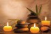 Wallpapers mural romantic spa composition with candles