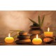 Wallpapers mural romantic spa composition with candles Wallpapers mural romantic spa composition with candles