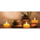 Wallpapers mural romantic spa composition with candles Wallpapers mural romantic spa composition with candles