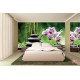 Wallpapers spa composition with orchid branch