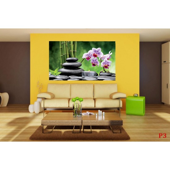 Wallpapers spa composition with orchid branch