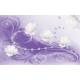 Wallpapers mural diamonds and roses ornaments in 2 variants Wallpapers mural diamonds and roses ornaments in 2 variants