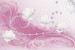 Wallpapers mural diamonds and roses ornaments in 2 variants
