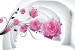 Wallpapers 3D tunnel with pink roses and drops in 2 colors