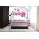 Wallpapers 3D tunnel with pink roses and drops in 2 colors