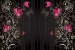 Wallpapers mural Gold ornaments and cyclamen color