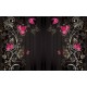 Wallpapers mural Gold ornaments and cyclamen color Wallpapers mural Gold ornaments and cyclamen color