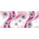 Wall murals 3d diamond jewelry flowers in pink Wall murals 3d diamond jewelry flowers in pink