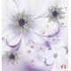 Wall murals diamond flower gently purple background Wall murals diamond flower gently purple background