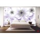 Wall murals diamond flower gently purple background Wall murals diamond flower gently purple background