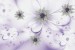 Wall murals diamond flower gently purple background