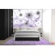 Wall murals diamond flower gently purple background Wall murals diamond flower gently purple background