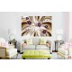 Wall murals composition with diamond purple flowers in 2 variants Wall murals composition with diamond purple flowers in 2 variants