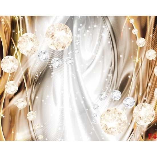 Wall murals 3d abstract diamonds in 2 colors Wall murals 3d abstract diamonds in 2 colors