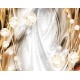 Wall murals 3d abstract diamonds in 2 colors Wall murals 3d abstract diamonds in 2 colors