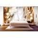 Wall murals 3d abstract diamonds in 2 colors Wall murals 3d abstract diamonds in 2 colors