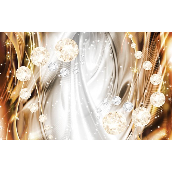 Wall murals 3d abstract diamonds in 2 colors Wall murals 3d abstract diamonds in 2 colors