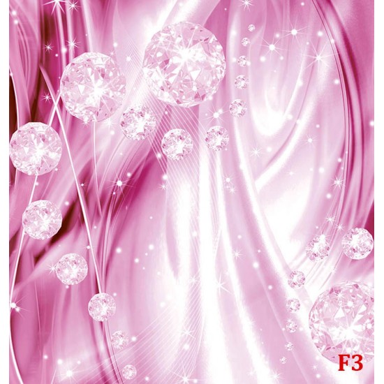 Wall murals 3d abstract diamonds in pink Wall murals 3d abstract diamonds in pink