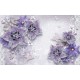 Wall murals diamond jewelery in purple with butterflies and pearls Wall murals diamond jewelery in purple with butterflies and pearls