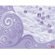 Wall murals ornaments with scattered diamonds in a purple range Wall murals ornaments with scattered diamonds in a purple range