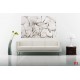 Wall murals gray dandelion scattered