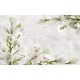 Wall murals cream orchids on wrinkled structure