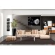 Photo mural dandelion in black background Photo mural dandelion in black background