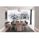 Wallpapers mural blossoms in grey gamut