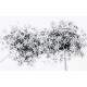 Wallpapers mural blossoms in grey gamut