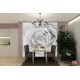 Wallpapers mural big gray rose