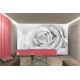 Wallpapers mural big gray rose