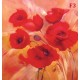 Wallpapers mural painted poppies 2