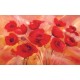 Wallpapers mural painted poppies 2