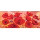 Wallpapers mural painted poppies 2