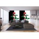 Wallpapers composition in black and white with red roses Wallpapers composition in black and white with red roses