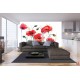 Wallpapers mural painted poppies Wallpapers mural painted poppies