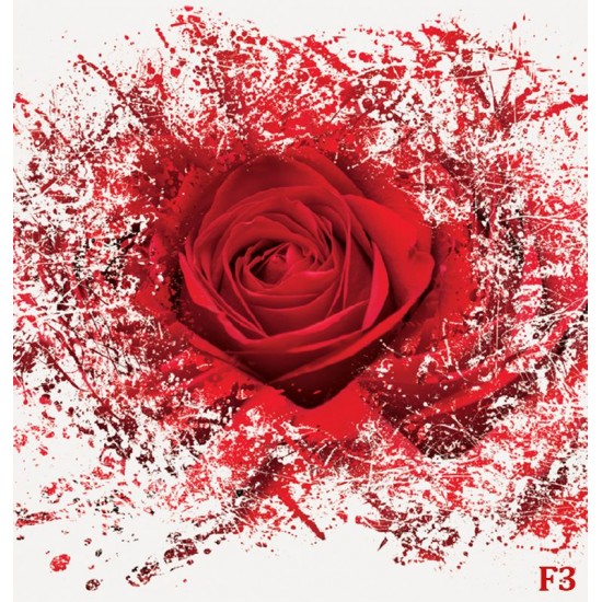 Wall mural red rose art Wall mural red rose art