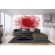 Wall mural red rose art Wall mural red rose art