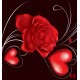 Wallpapers mural abstract red rose